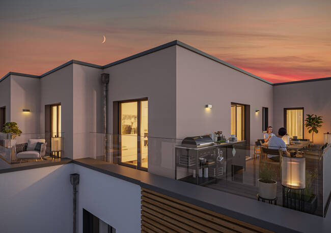 Etagenwohnung Niederdorfelden - 2 Zimmer, 57 m&sup2;, 332.900&euro; | Angebot:25704359