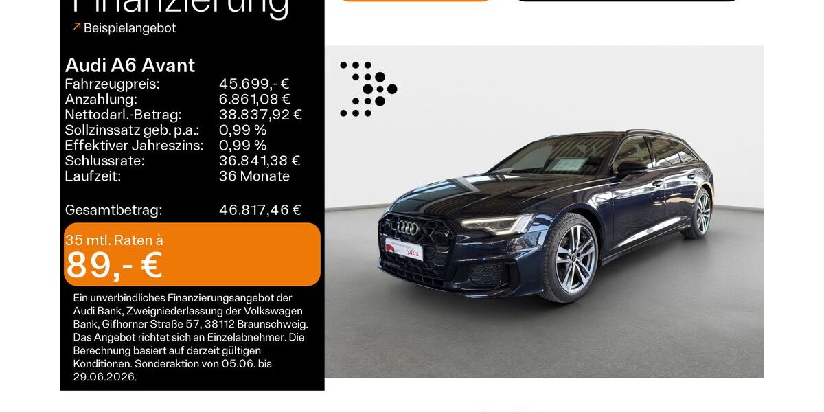 Audi A6 28.100 km 45.699 &euro; Büdingen-Düdelsheim 63654
