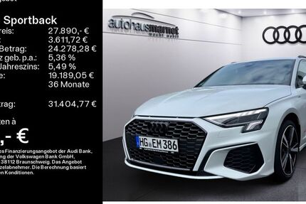 Audi A3 34.034 km 27.890 &euro; Oberursel 61440