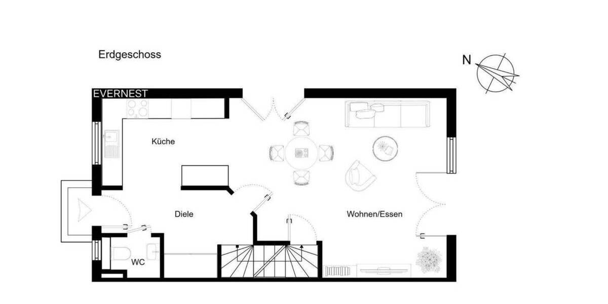 Doppelhaushälfte Bad Vilbel Gronau - 4 Zimmer, 147 m&sup2;, 845.000&euro; | Angebot:25687124