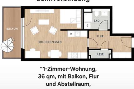Wohnung Steinbach (Taunus) - 1 Zimmer, 36 m&sup2;, 850&euro; | Angebot:26037619