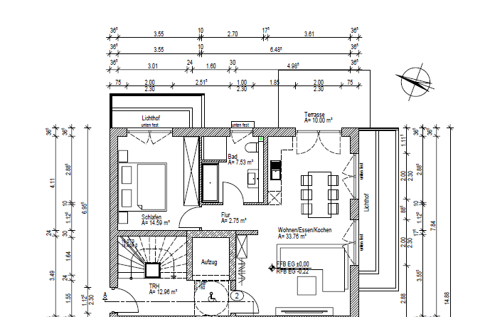 Etagenwohnung Friedberg - 2 Zimmer, 68 m&sup2;, 480.200&euro; | Angebot:25691968
