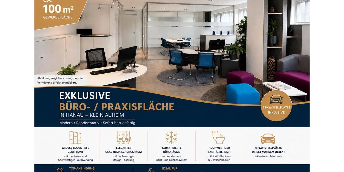 Gewerbeobjekt Hanau Groß-Steinheim - 1.400&euro; | Angebot:26658416