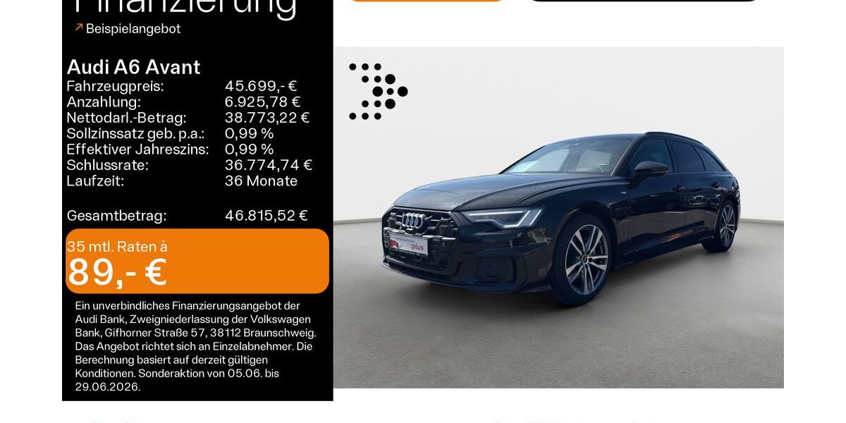 Audi A6 28.900 km 45.699 &euro; Hanau 63452
