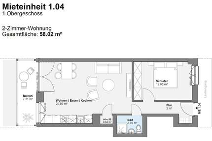 Zimmer Offenbach Buchhügel - 1 Zimmer, 1.600&euro; | Angebot:23979930