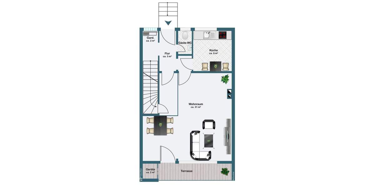 Reihenmittelhaus Frankfurt am Main Eckenheim - 6 Zimmer, 137 m&sup2;, 620.000&euro; | Angebot:25663775
