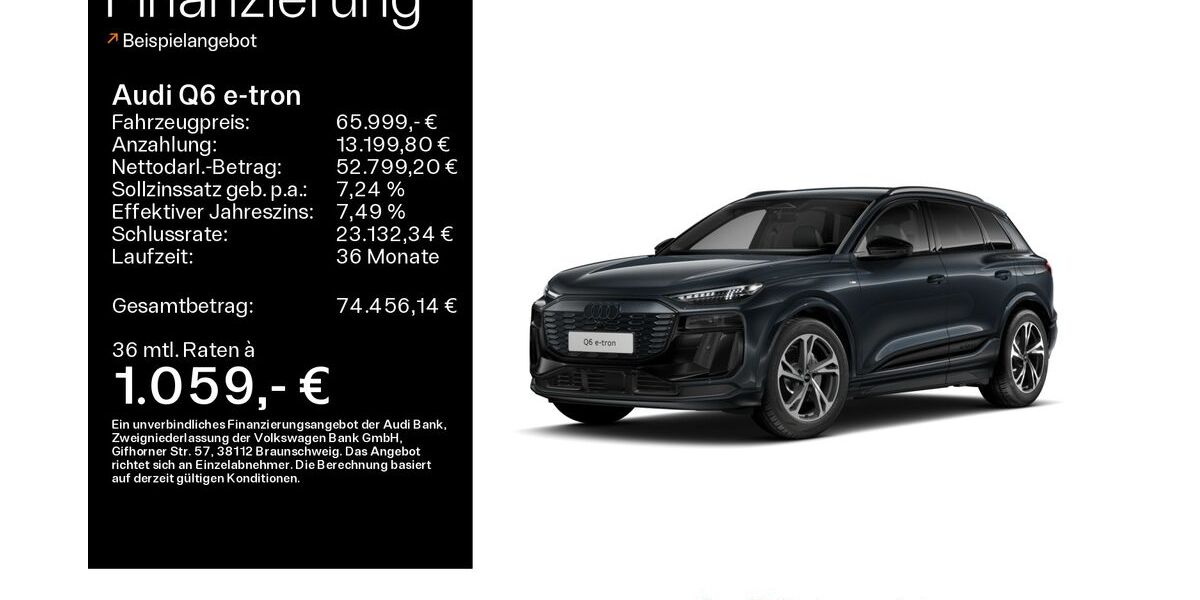 Audi Q6 e-tron 8.600 km 65.999 &euro; Mühlheim 63165