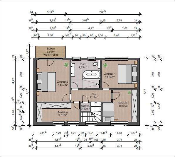 Doppelhaushälfte Frankfurt am Main / Unterliederbach Unterliederbach - 5 Zimmer, 187 m&sup2;, 949.000&euro; | Angebot:25747487