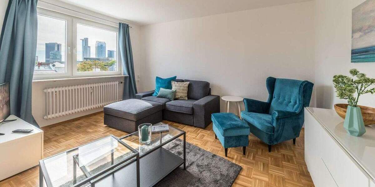 Etagenwohnung Frankfurt am Main Westend-Süd - 2 Zimmer, 45 m&sup2;, 1.820&euro; | Angebot:25663717
