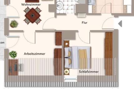 Wohnung Offenbach am Main - 3 Zimmer, 50 m&sup2;, 1.240&euro; | Angebot:25905296