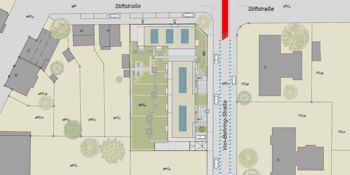 Etagenwohnung Offenbach am Main Bürgel - 2 Zimmer, 45 m&sup2;, 269.620&euro; | Angebot:26891453
