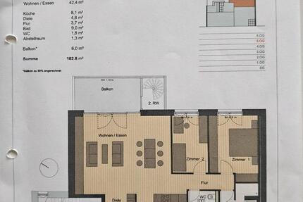 Wohnung Frankfurt am Main Innenstadt 1 - 3 Zimmer, 103 m&sup2;, 670.000&euro; | Angebot:26781203