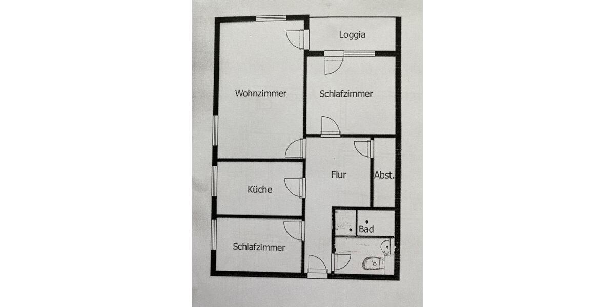 Etagenwohnung Mainaschaff - 3 Zimmer, 80 m&sup2;, 225.000&euro; | Angebot:26492092