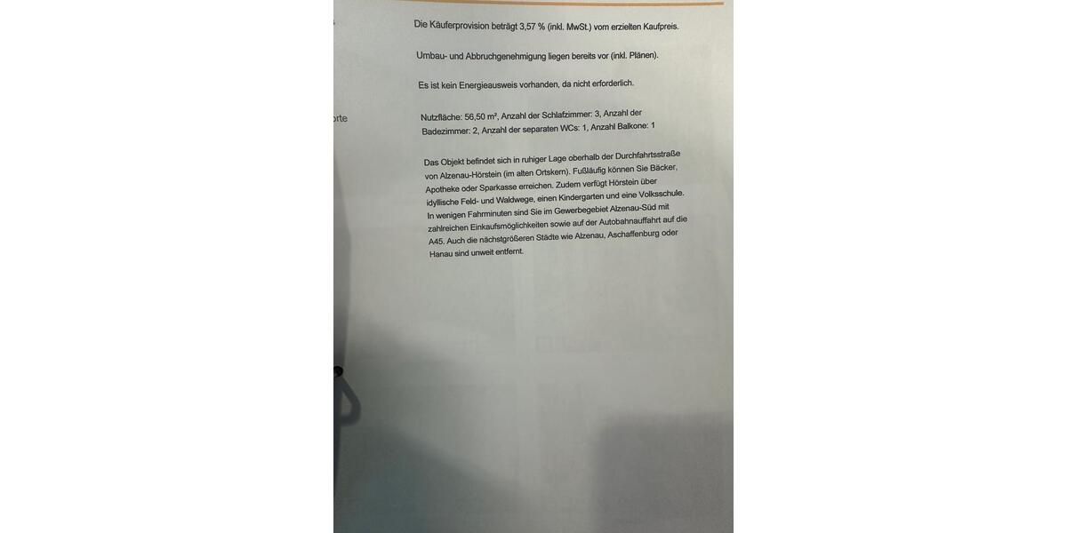 Einfamilienhaus Alzenau - 4 Zimmer, 130 m&sup2;, 149.500&euro; | Angebot:25232597