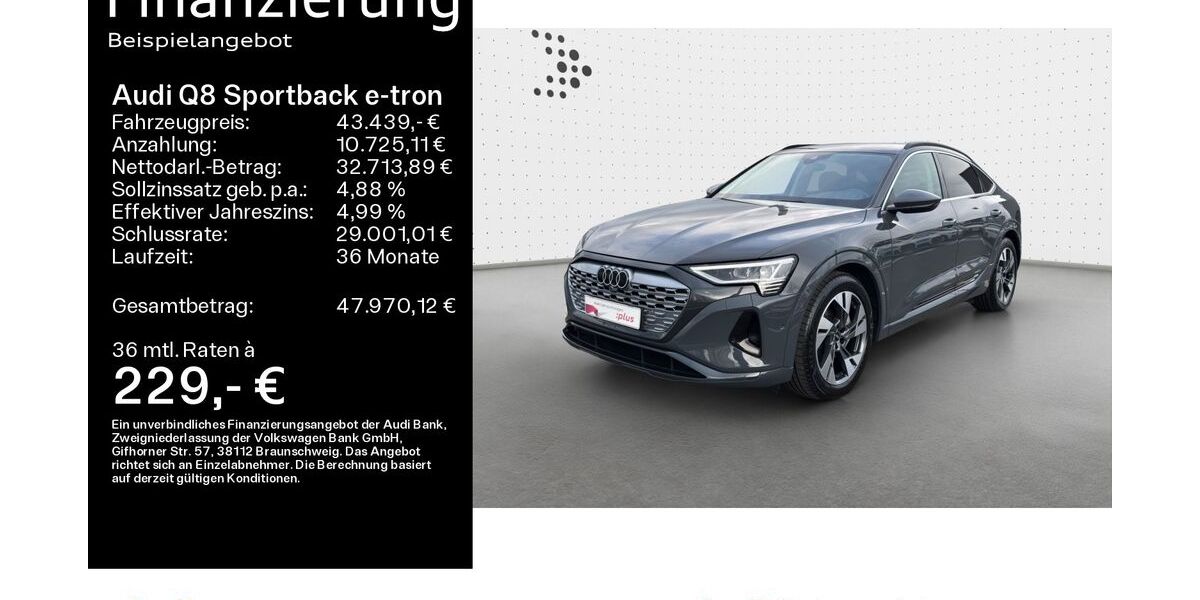 Audi Q8 e-tron 29.990 km 41.929 &euro; Hanau 63452