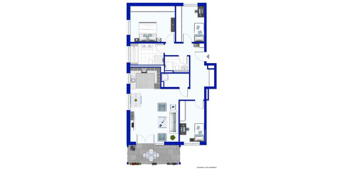 Etagenwohnung Frankfurt Unterliederbach - 4 Zimmer, 112 m&sup2;, 650.000&euro; | Angebot:25685860
