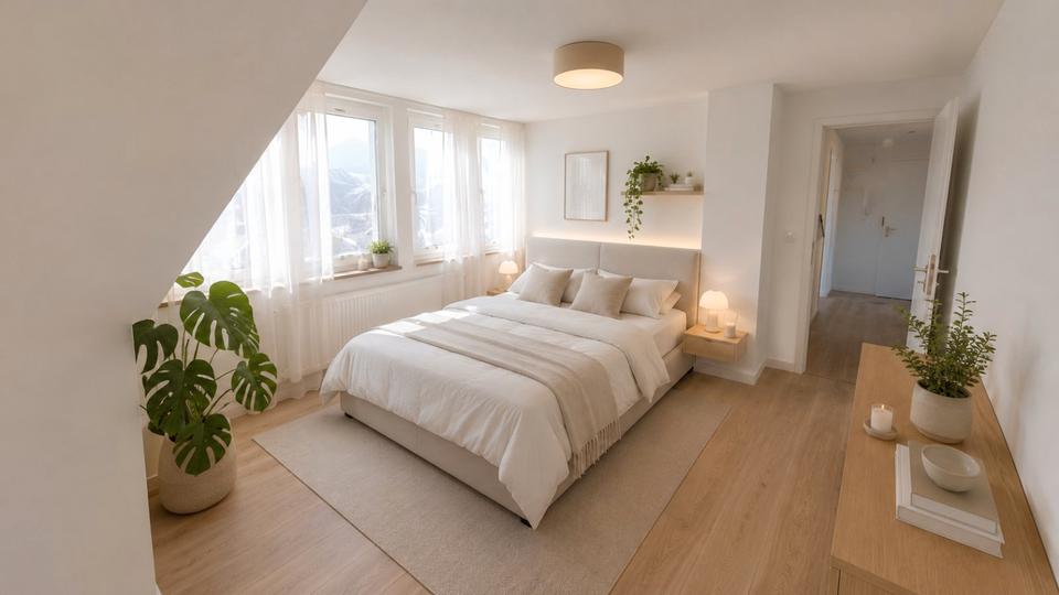 Dachgeschoßwohnung Bad Nauheim - 3 Zimmer, 67 m&sup2;, 950&euro; | Angebot:27622082