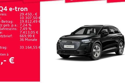 Audi Q4 e-tron 54.064 km 28.750 &euro; Frankfurt am Main 60314