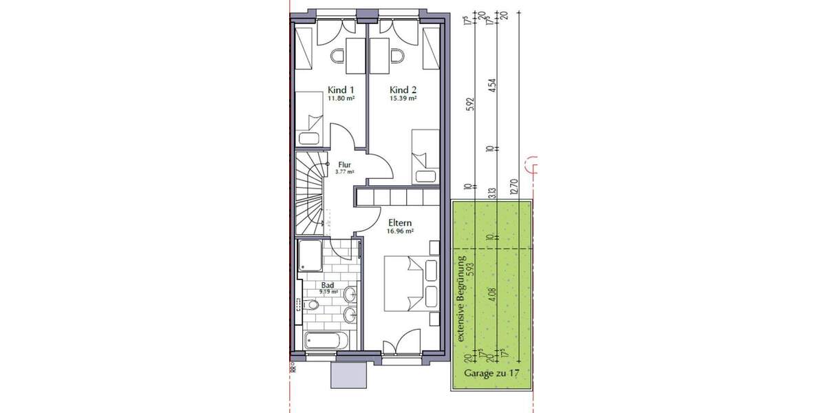 Reihenendhaus Karben Groß-Karben - 5 Zimmer, 155 m&sup2;, 869.000&euro; | Angebot:25659147