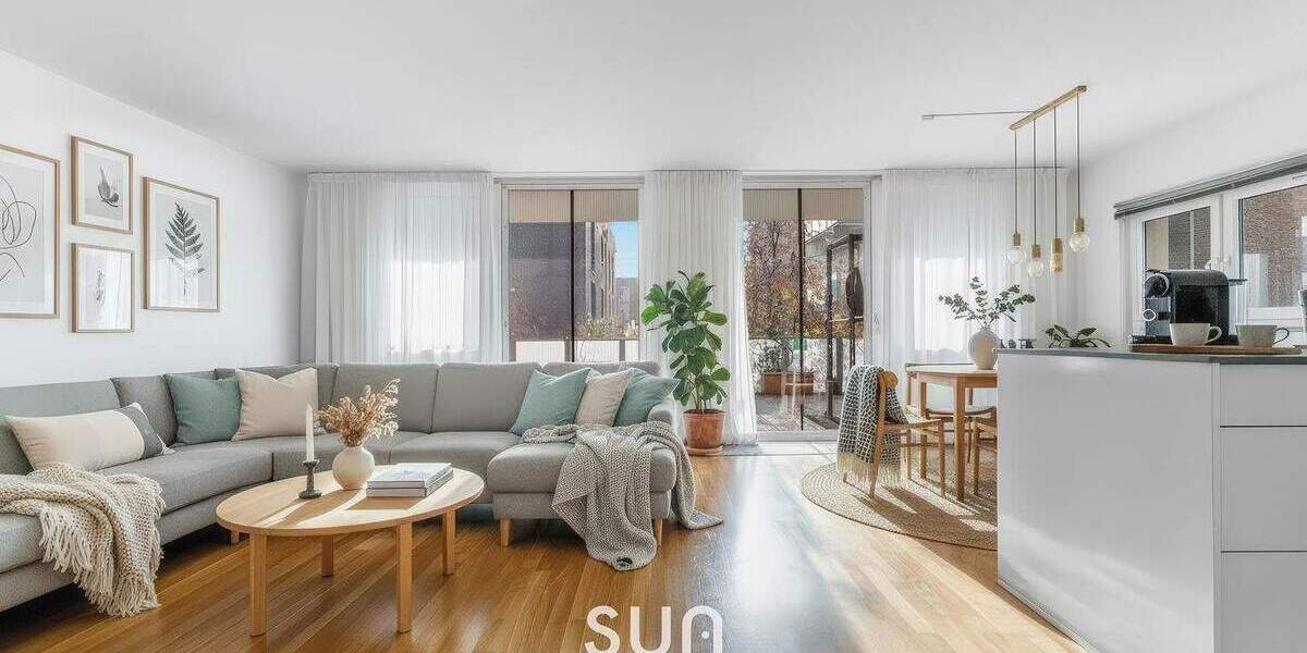 Terrassenwohnung Frankfurt am Main Kalbach-Riedberg - 3 Zimmer, 115 m&sup2;, 745.000&euro; | Angebot:25690860