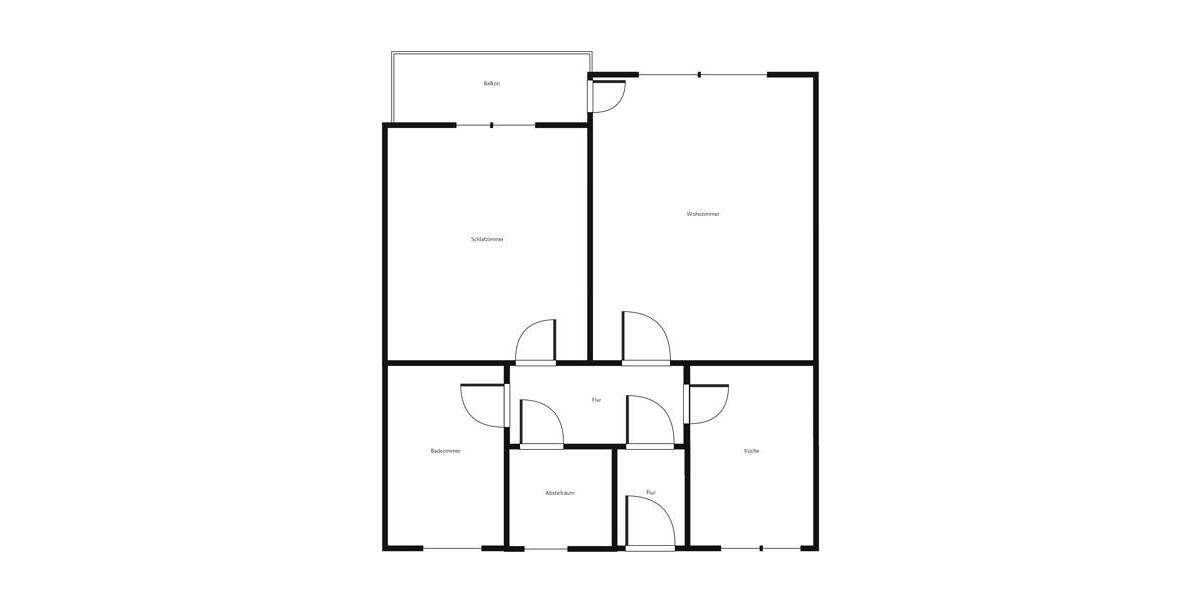 Etagenwohnung Frankfurt am Main Nord-West - 2 Zimmer, 54 m&sup2;, 766&euro; | Angebot:24709143