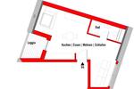 Dachgeschoßwohnung Goldbach - 1 Zimmer, 34 m&sup2;, 550&euro; | Angebot:25978860