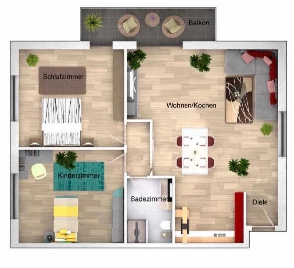 Dachgeschoßwohnung Rodgau - 3 Zimmer, 86 m&sup2;, 435.000&euro; | Angebot:25046773