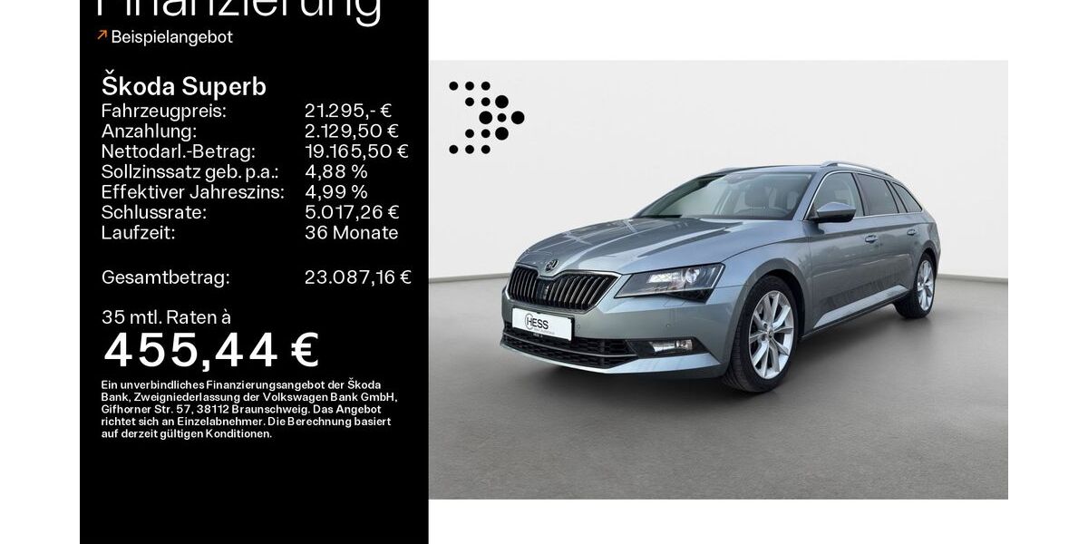 Skoda Superb 121.000 km 21.295 &euro; Büdingen-Düdelsheim 63654