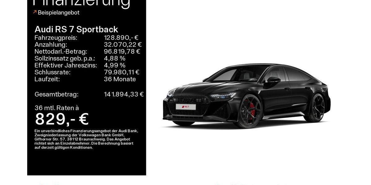 Audi RS7 18.598 km 127.890 &euro; Oberursel 61440