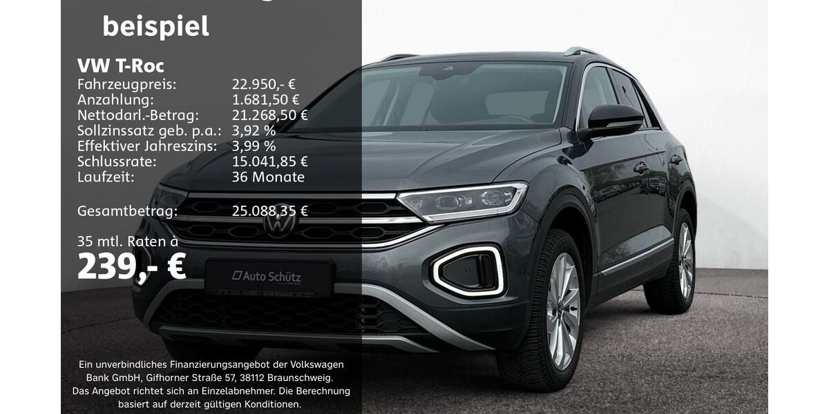 VW T-Roc 41.320 km 22.950 &euro; Groß-Umstadt 64823