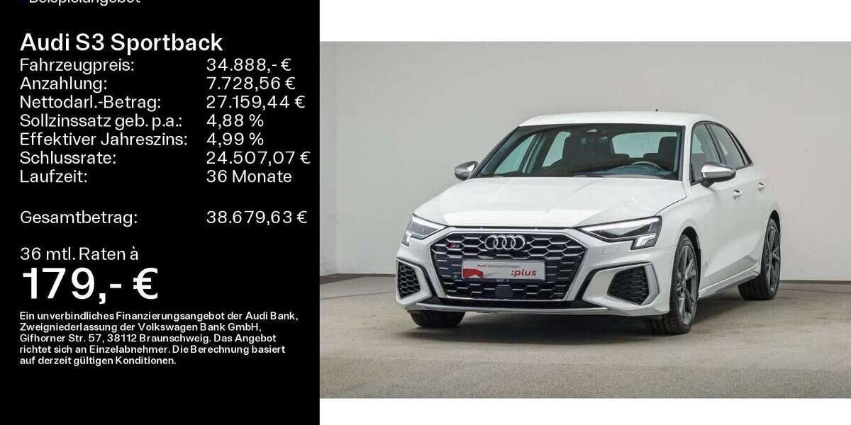 Audi S3 25.200 km 34.888 &euro; Mühlheim a. Main 63165