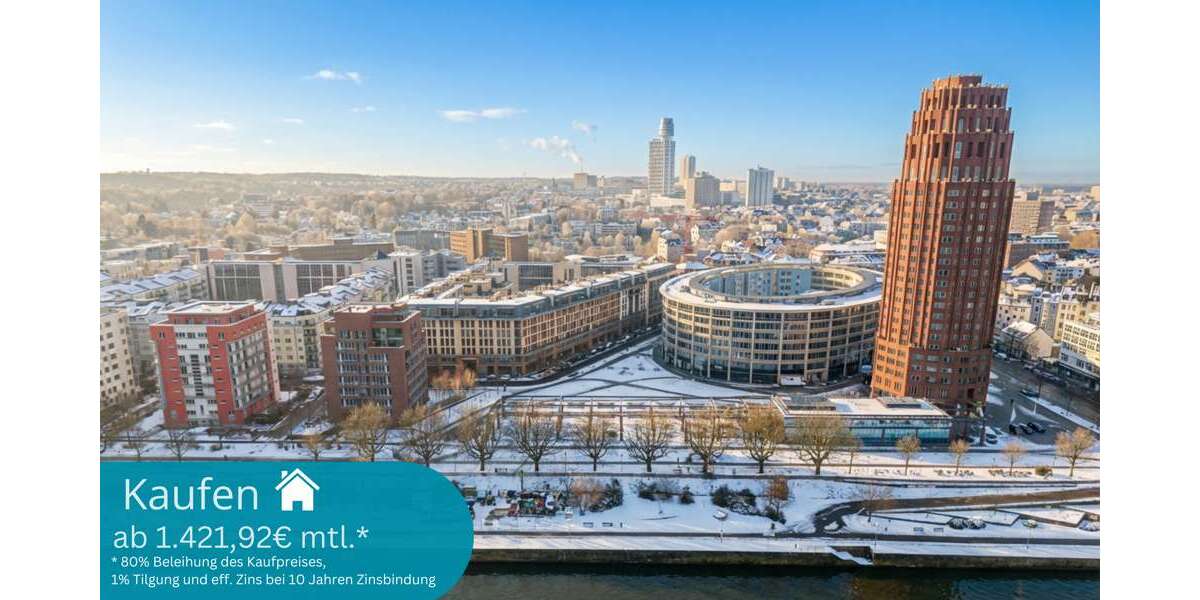 Etagenwohnung Frankfurt am Main Sachsenhausen - 2 Zimmer, 54 m&sup2;, 428.000&euro; | Angebot:25477719