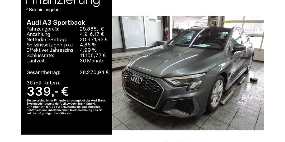 Audi A3 53.400 km 25.888 &euro; Mühlheim 63165