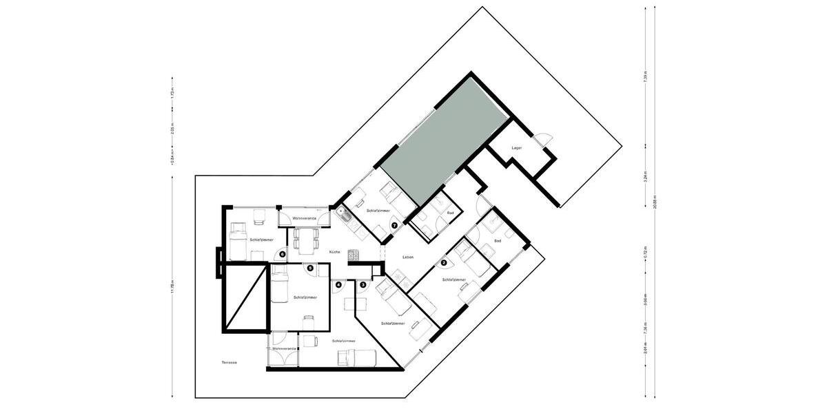 Etagenwohnung Frankfurt am Main Bonames - 1 Zimmer, 15 m&sup2;, 500&euro; | Angebot:25812751