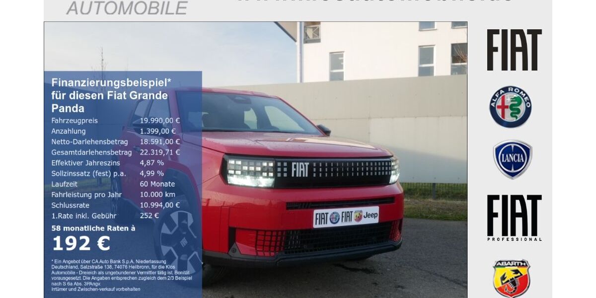 Fiat Grande Panda 2.300 km 19.990 &euro; Dreieich 63303