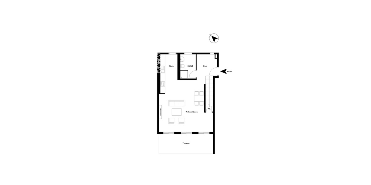 Maisonettenwohnung Frankfurt am Main - 2 Zimmer, 112 m&sup2;, 2.755&euro; | Angebot:18369496
