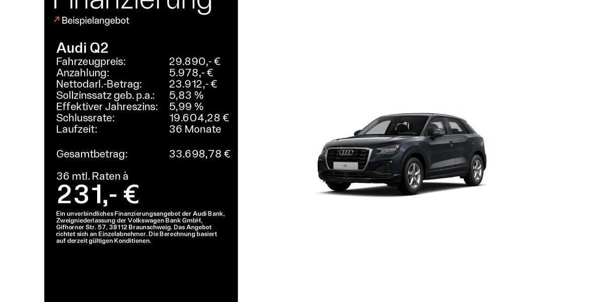 Audi Q2 18.000 km 24.890 &euro; Oberursel 61440