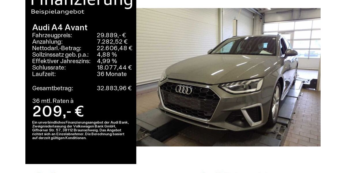 Audi A4 82.800 km 29.489 &euro; Hanau 63452