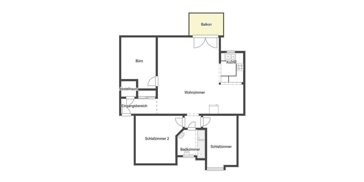 Etagenwohnung Kahl am Main - 4 Zimmer, 82 m&sup2;, 259.000&euro; | Angebot:26344671