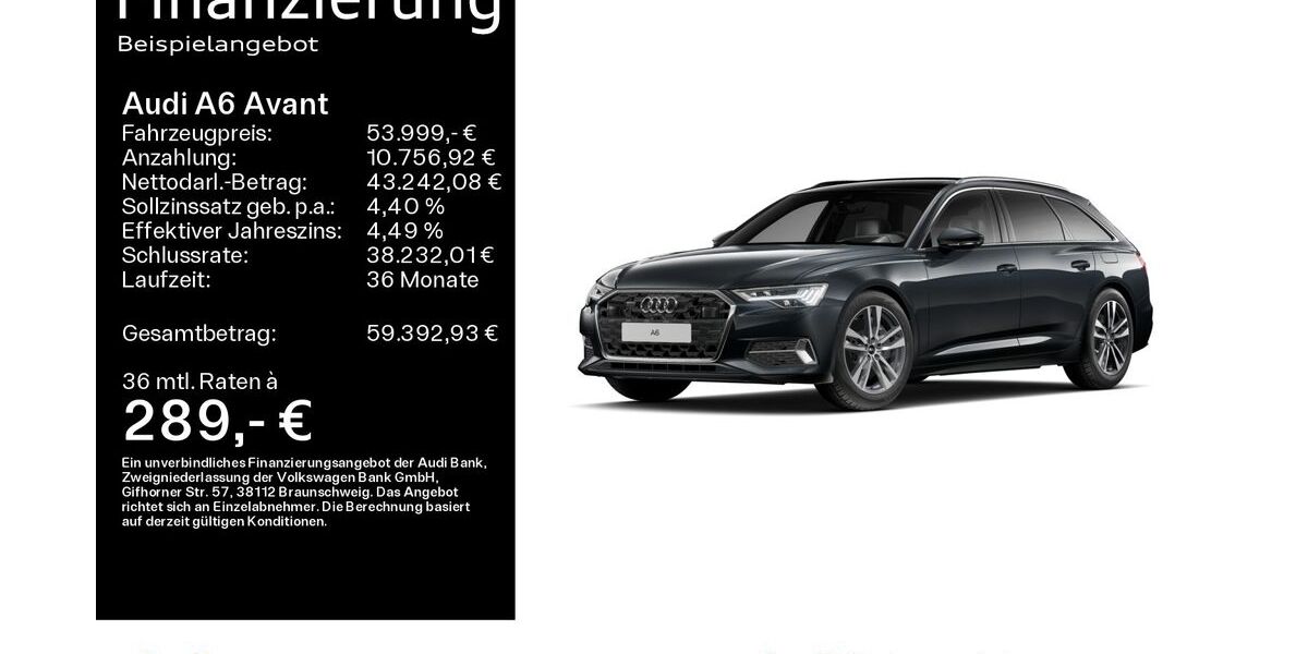 Audi A6 13.300 km 53.999 &euro; Hanau 63452