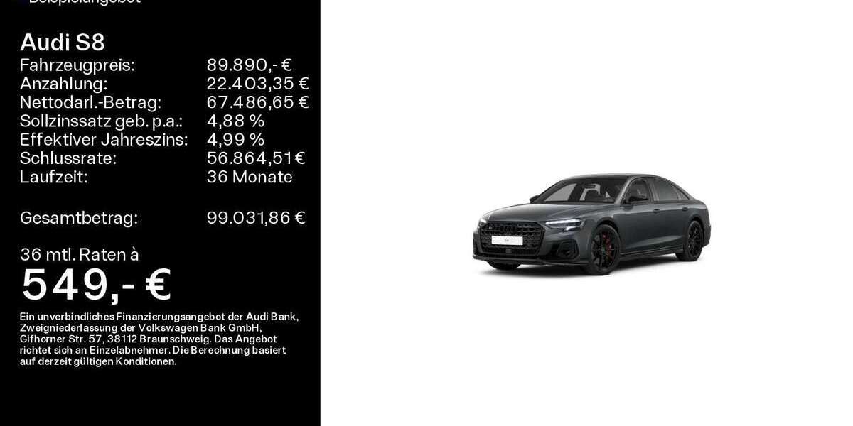 Audi S8 34.689 km 89.890 &euro; Oberursel 61440