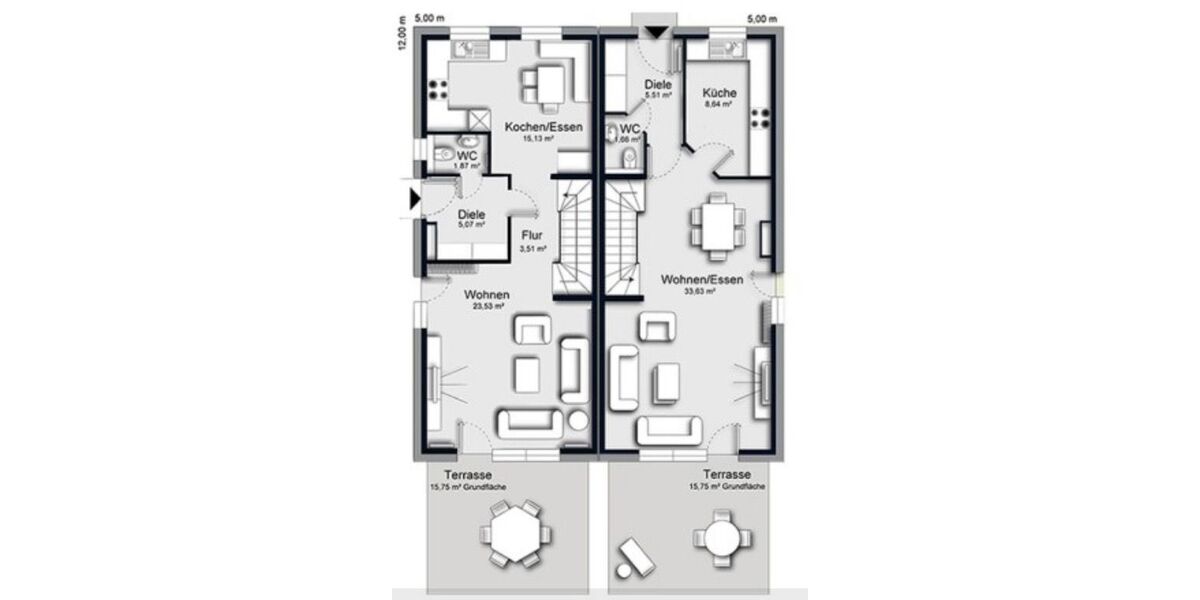 Neubau Reihenendhaus KfW40 QnG* in Rodgau Nieder-Roden. - Reihenendhaus Rodgau | Angebot:24522078