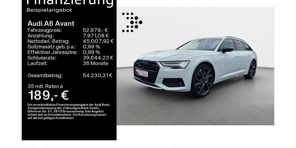 Audi A6 21.500 km 52.979 &euro; Hanau 63452