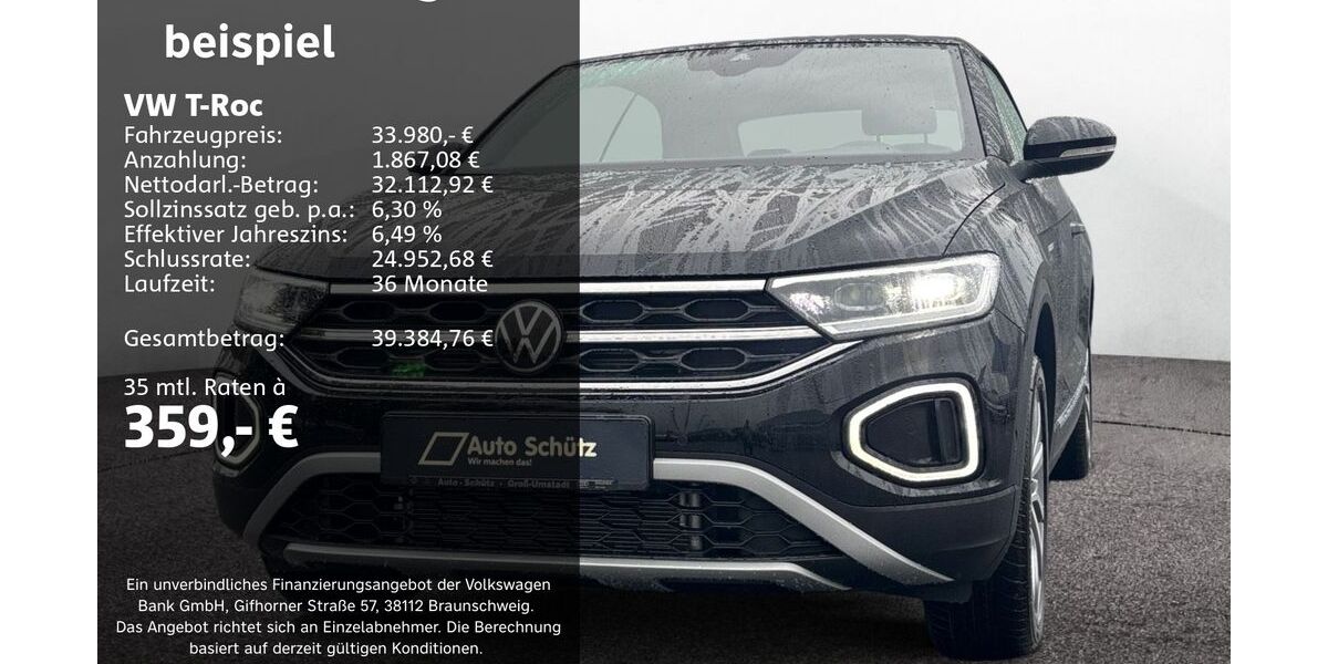 VW T-Roc 7.500 km 33.250 &euro; Groß-Umstadt 64823
