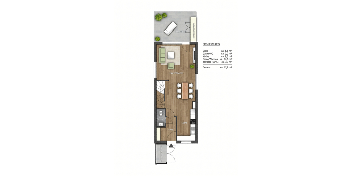 - Reihenmittelhaus Friedberg (Hessen) Fauerbach | Angebot:22957369