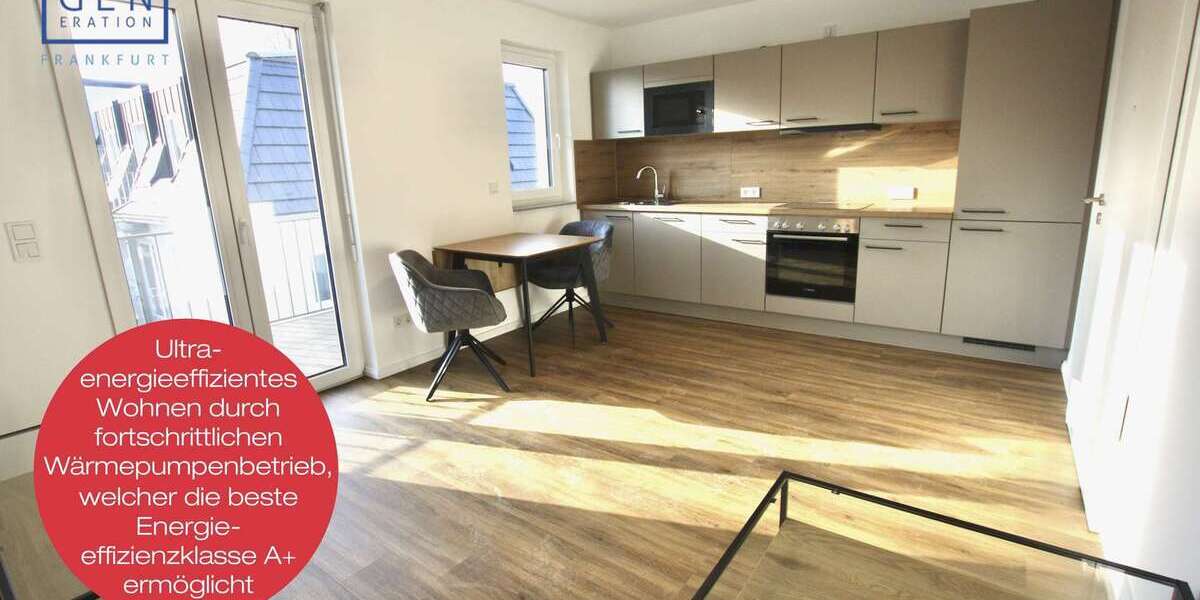 Etagenwohnung Frankfurt am Main Nord-West - 2 Zimmer, 37 m&sup2;, 1.090&euro; | Angebot:26089305