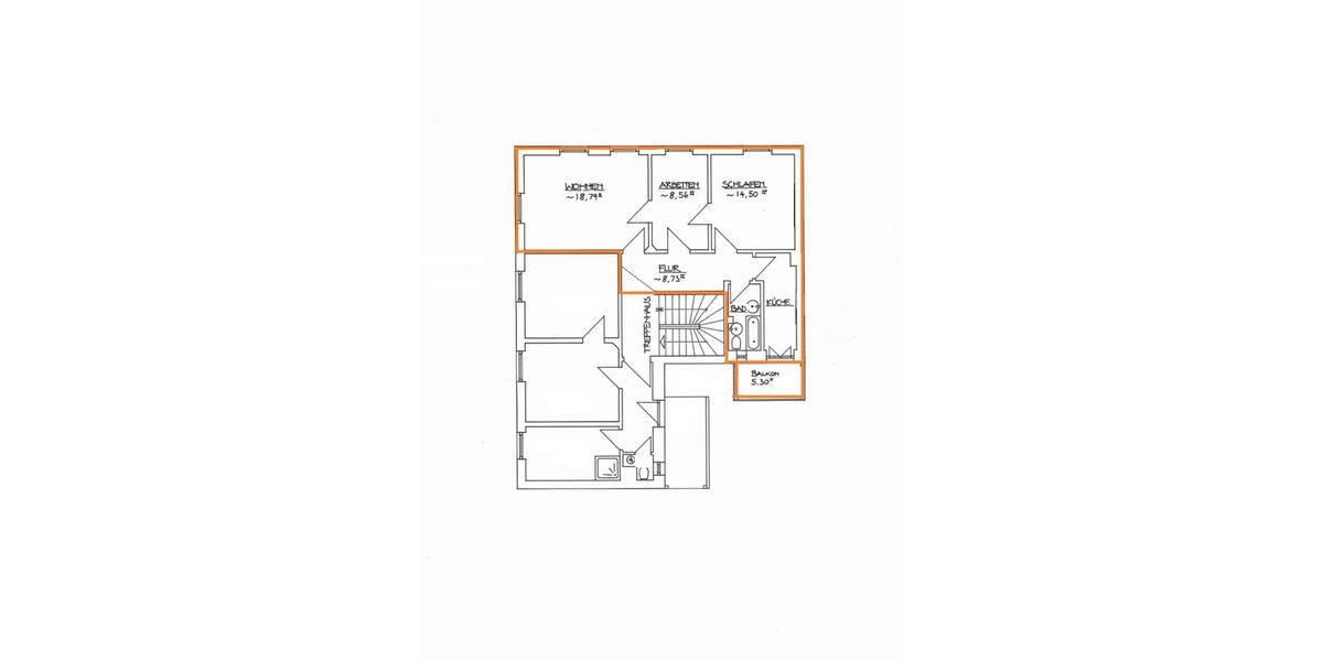 Etagenwohnung Frankfurt am Main Nordend Ost - 3 Zimmer, 62 m&sup2;, 429.000&euro; | Angebot:24870260