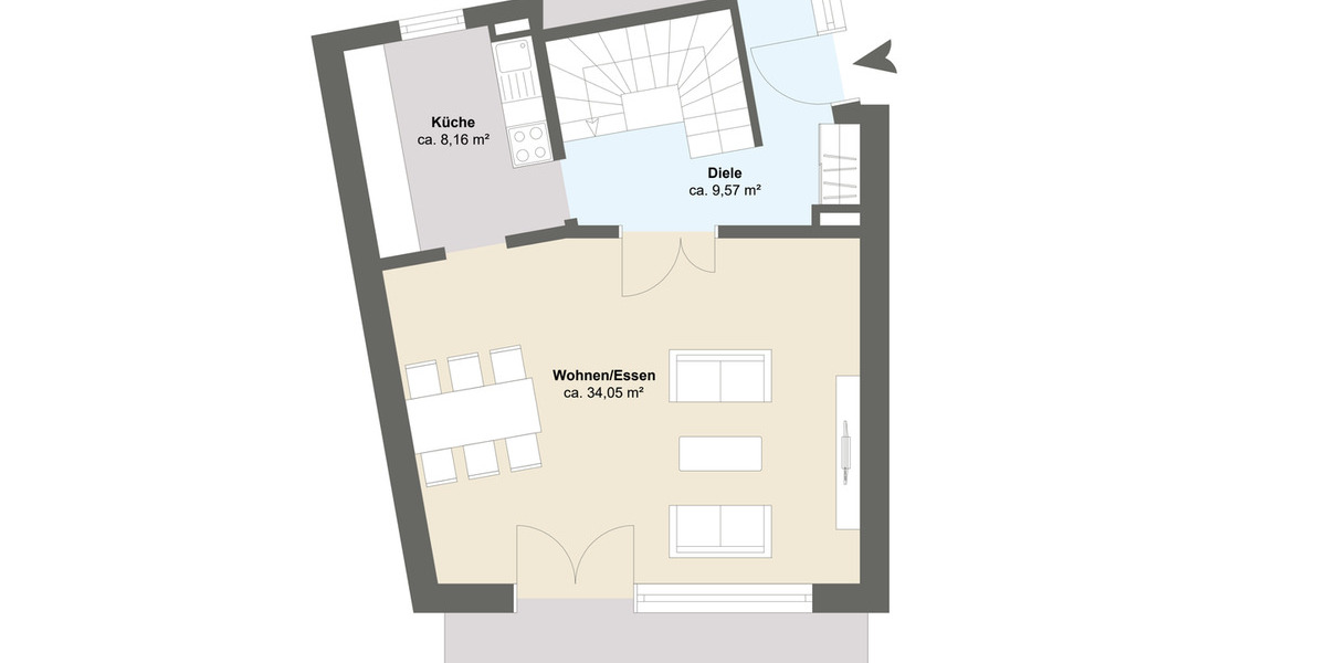 Reihenmittelhaus Frankfurt am Main Kalbach-Riedberg - 6 Zimmer, 170 m&sup2;, 1.099.000&euro; | Angebot:25737642