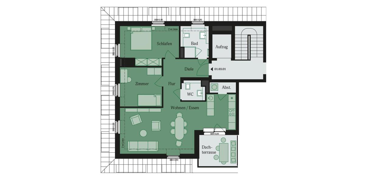 Einfamilienhaus Mühlheim am Main - 3 Zimmer, 86 m&sup2;, 1.550&euro; | Angebot:26004725