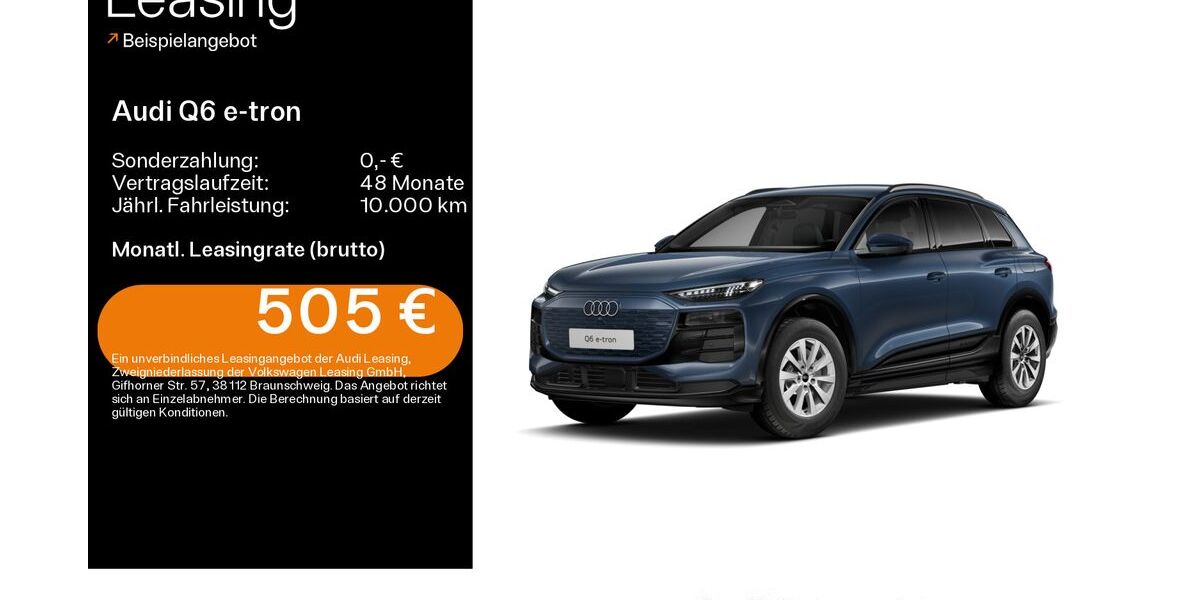 Audi Q6 e-tron 8.100 km 51.399 &euro; Büdingen-Düdelsheim 63654
